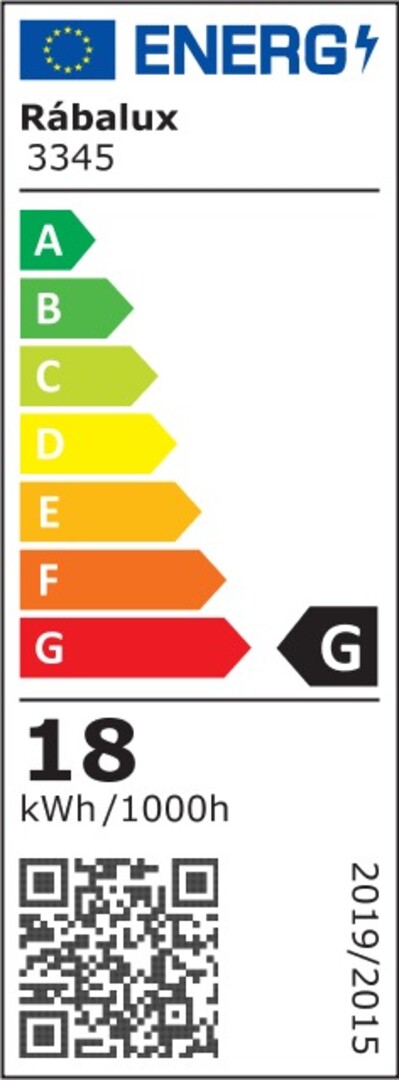 Rabalux 71177 OSCAR - LED svítidlo na strop, slim provedení,  LED 18W, 3000K, Ø 34cm - energetický štítek