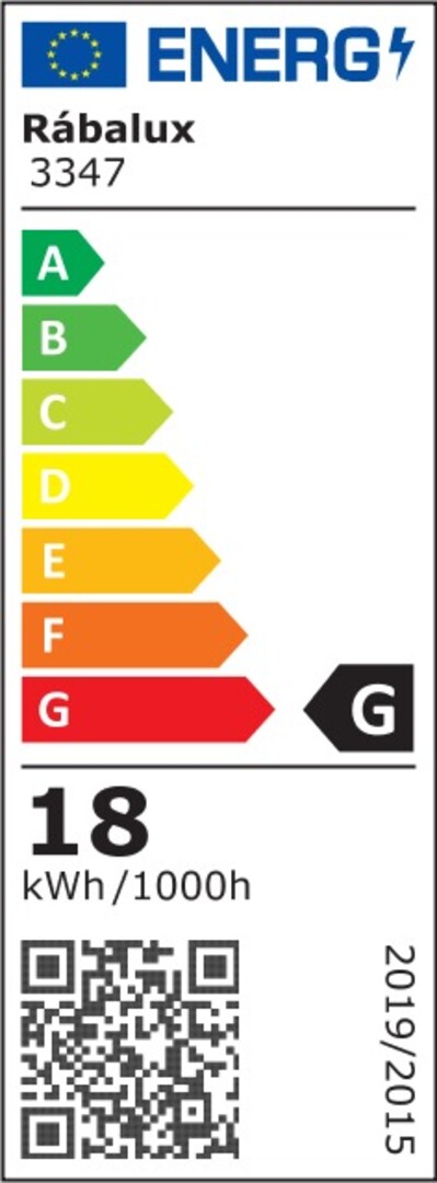 Rabalux 71179 OSCAR - LED svítidlo na strop, slim provedení,  LED 18W, 3000K, Ø 34cm - energetický štítek