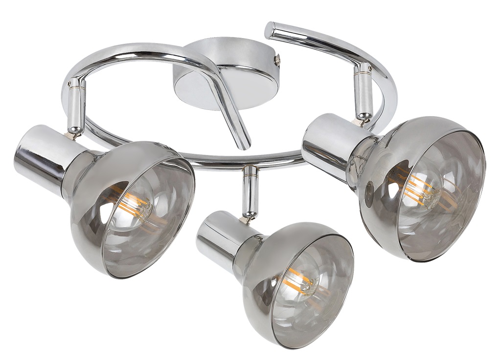 Rabalux 5549 HOLLY 2 - Moderní stropní svítidlo s jantarovými skly Ø 44cm