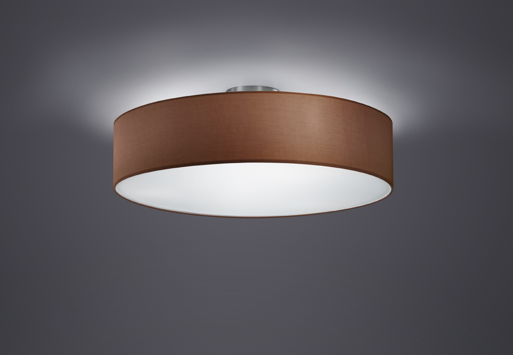 Trio Leuchten 603900311 HOTEL - Moderní textilní lustr 3 x E27, Ø 50cm