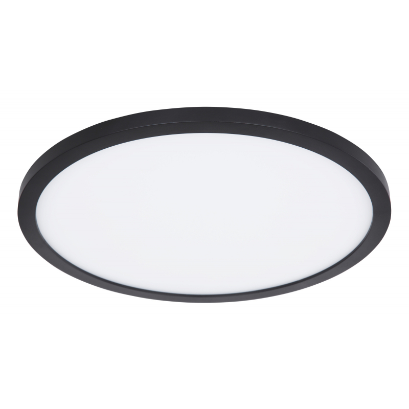 Globo 41562-24B SAPANA - Stropní koupelnové černé svítidlo stmívatelné vypínačem, LED 24W, 3000K, Ø 42cm