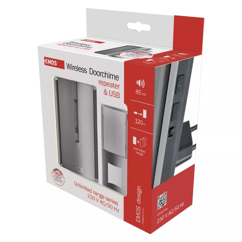 Emos P5760T - Náhradní tlačítko k bezdrátovým zvonkům P5760, P5763, P5763R 