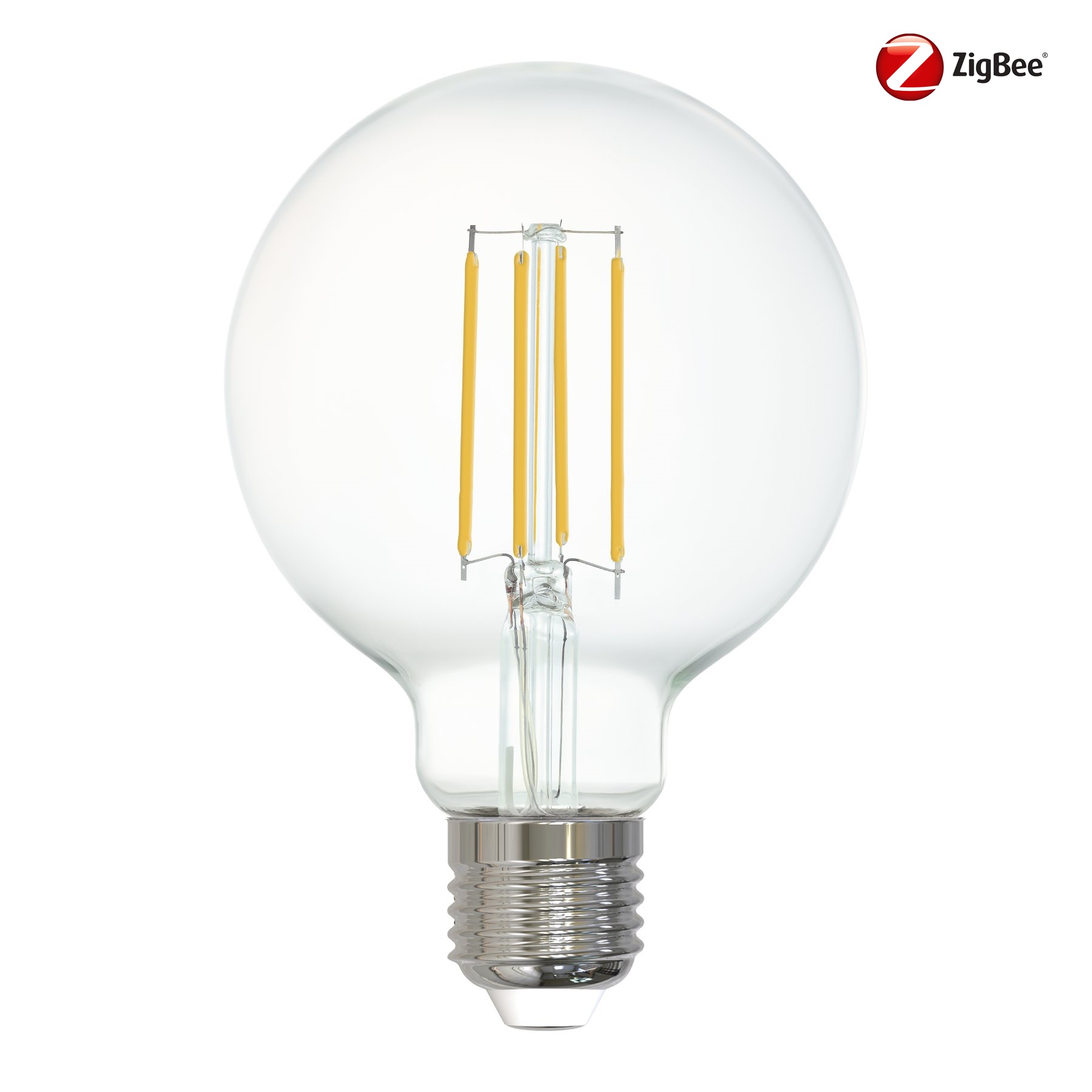 Eglo ZIGBEE 12233 SMART LED BULB RETRO - Retro stmívatelná žárovka ovladačem, nebo z mobilní aplikace, E27 G80, 6W, 4000K, bez DO