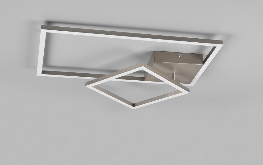 Trio Leuchten R62642407 PADELLA - Stropní lustr stmívatelný klasickým vypínačem, LED 25W, 4000K, 3000lm, 63 x 37cm