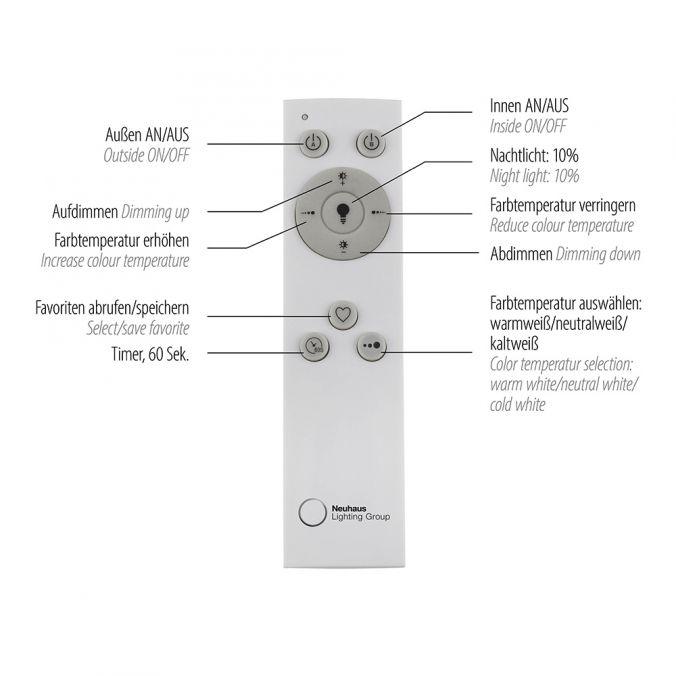 Leuchten Direkt 14693-55 ASMIN - LED stropní stmívatelné svítidlo ve stříbrné barvě s dálkovým ovladačem, LED 50W, 2700-5000K, 99 x 69cm