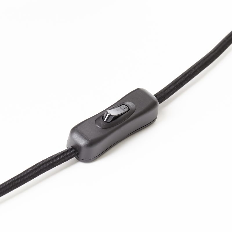 Brilliant 94708/93 WEALD - Stojací lampa s kouřovým sklem a dřevěným prvkem, 1 x E27