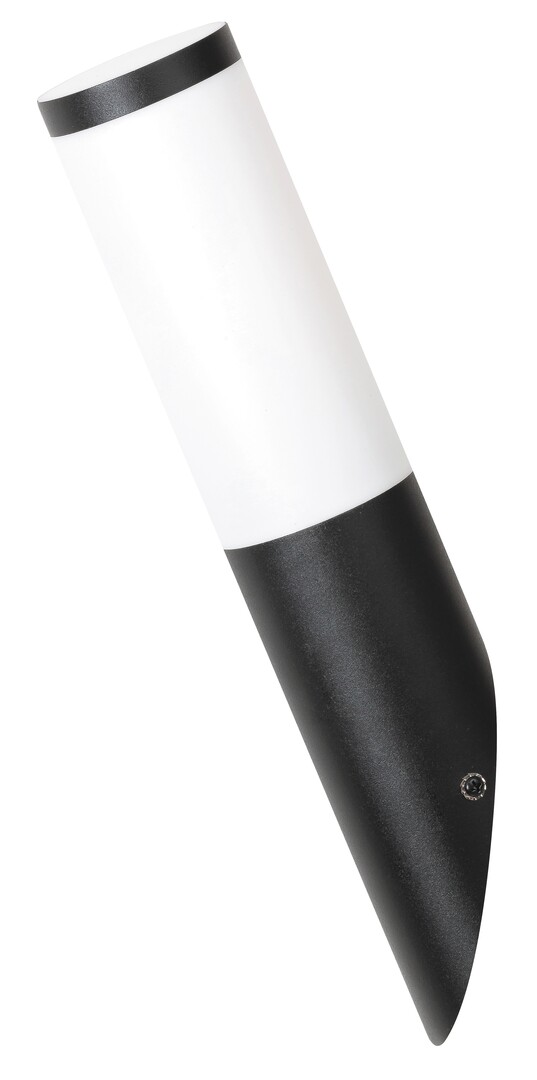 Rabalux 8145 BLACK TORCH - Nástěnné šikmé venkovní svítidlo v černé barvě 1 x E27, IP44