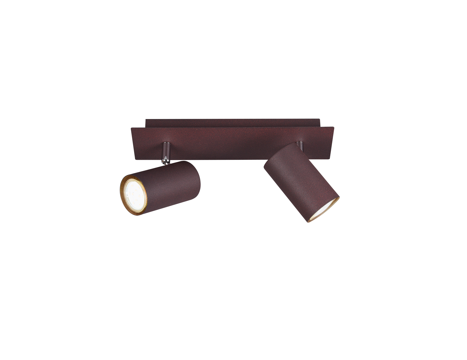 Trio Leuchten 802400224 MARLEY brown - Stropní spotové svítidlo v hnědé barvě 2 x GU10