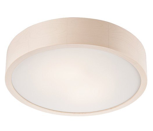Lamkur 26923 LD-PD.6.2 WOODYS - Dřevěné stropní svítidlo 2 x E27, Ø 37cm / bílé dřevo