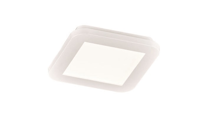 Trio Leuchten R62931001 CAMILLUS - Stropní svítidlo stmívatelné vypínačem IP44, 17 x 17cm, 10W, 3000K