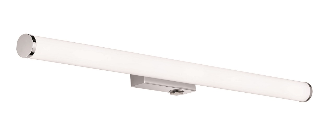 Trio Leuchten 283274306 MATTIMO - Koupelnové LED nástěnné svítidlo s vypínačem, lesklý chrom 8,6W, 4000K, IP44, 80cm