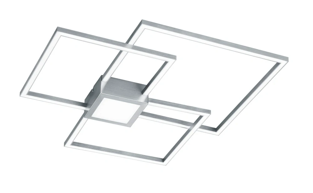 Trio Leuchten 676210407 HYDRA - Vypínačem stmívatelné LED stropní svítidlo LED 38W, 4400lm, 3000K, 65 x 66cm