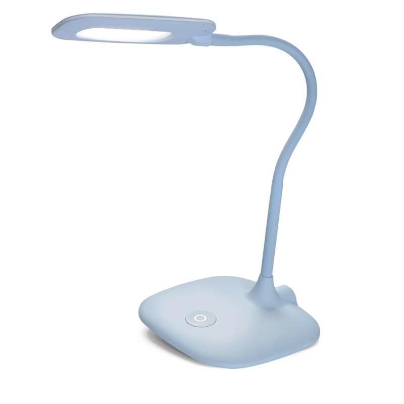 Emos Z7602BL STELLA - LED stolní dotykem stmívatelná lampička v jemně modré barvě 5W