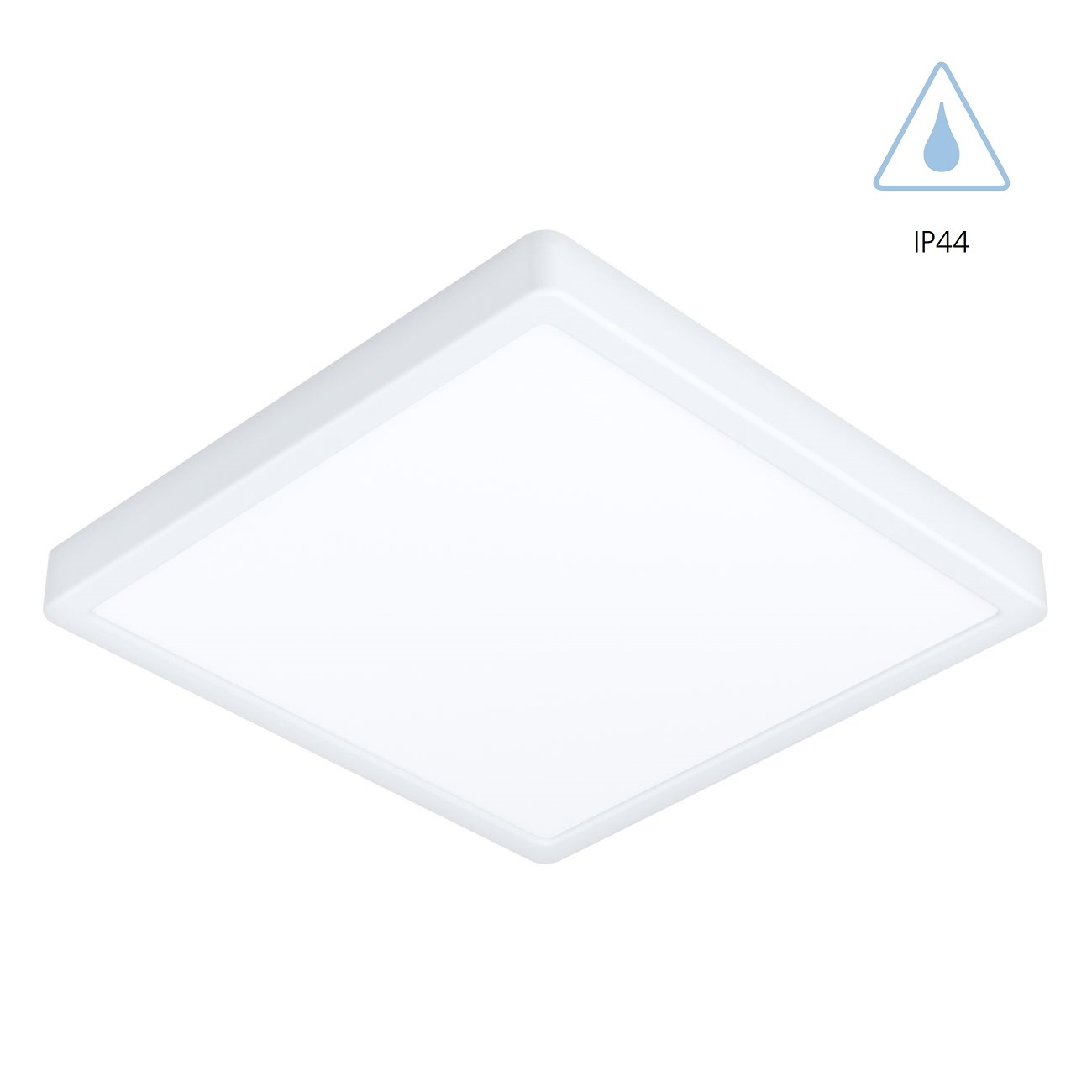 Eglo 99268 FUEVA 5 IP44 - LED stropní svítidlo 28,5 x 28,5cm, 20W, 3000K, IP44, bílá