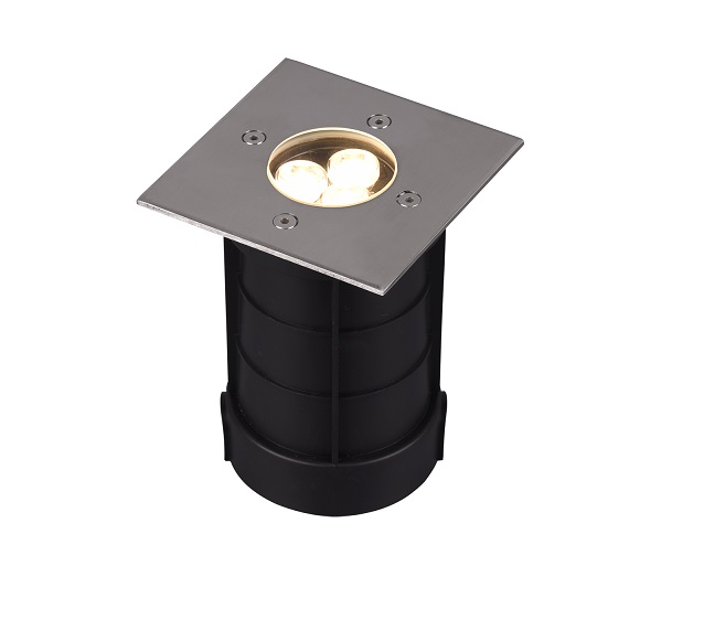 Trio Leuchten 821669107 BELAJA - Venkovní zemní pojezdové zápustné LED svítidlo, 3W, 3000K, IP65