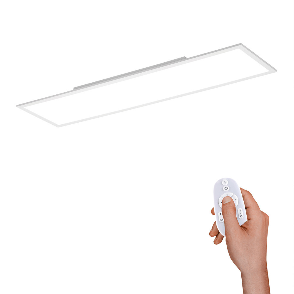 Leuchten Direkt 14533-16 FLAT - LED stropní svítidlo s dálkovým ovladačem, LED 41W, 2700-5000K, 120 x 30cm