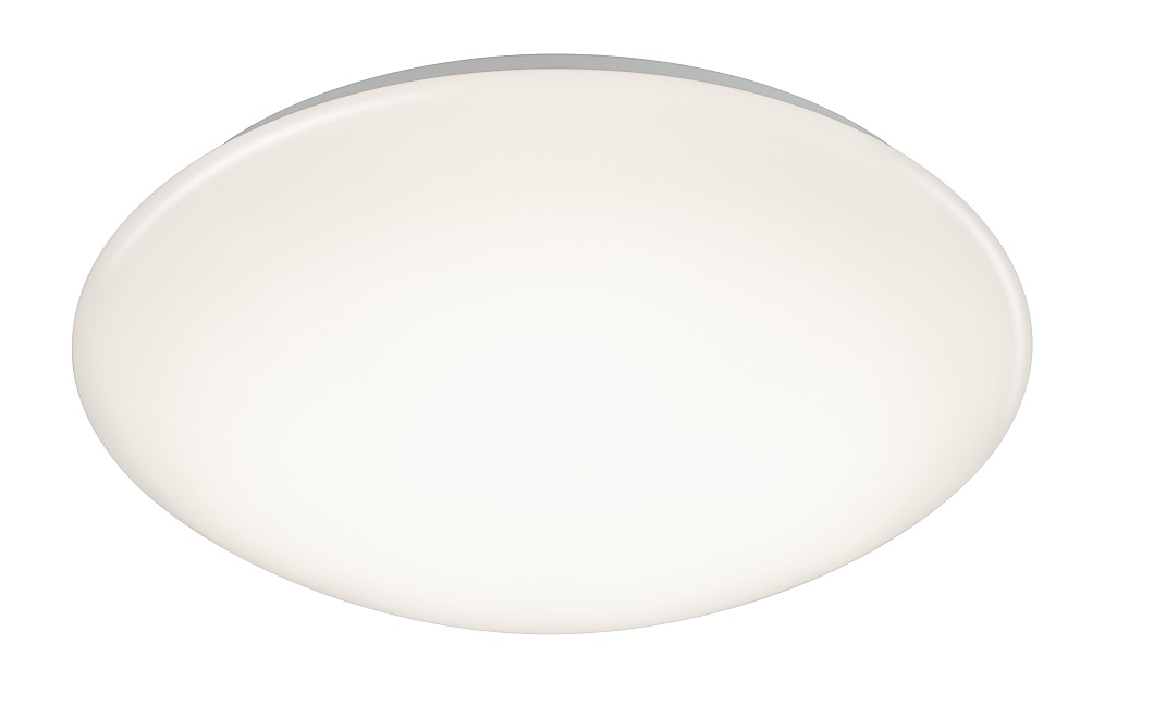 Trio Leuchten R67831101 POLLUX - LED stropní kulaté svítidlo s čidlem pohybu 12W, 3000K, Ø 27cm, IP44