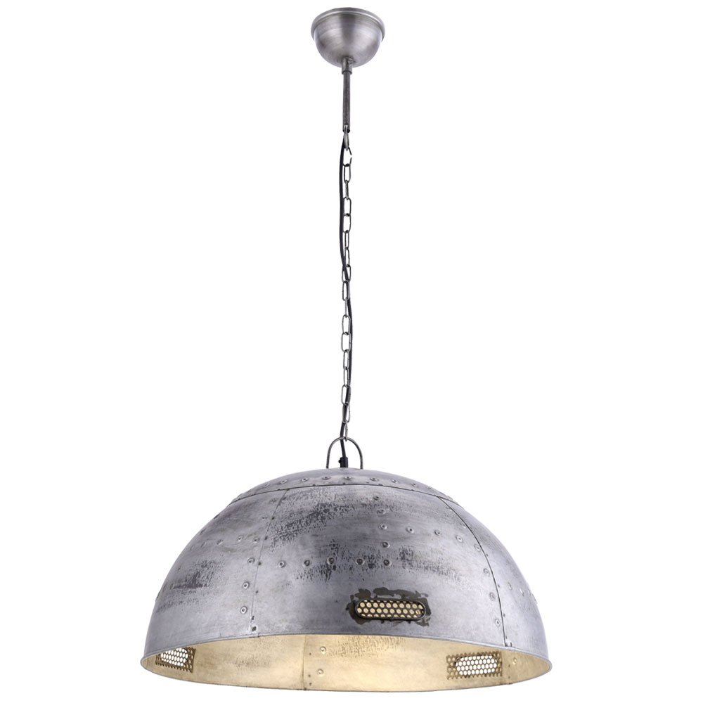 Leuchten Direkt 11494-77 SAMIA- Industriální kovový lustr 1 x E27, Ø 60cm
