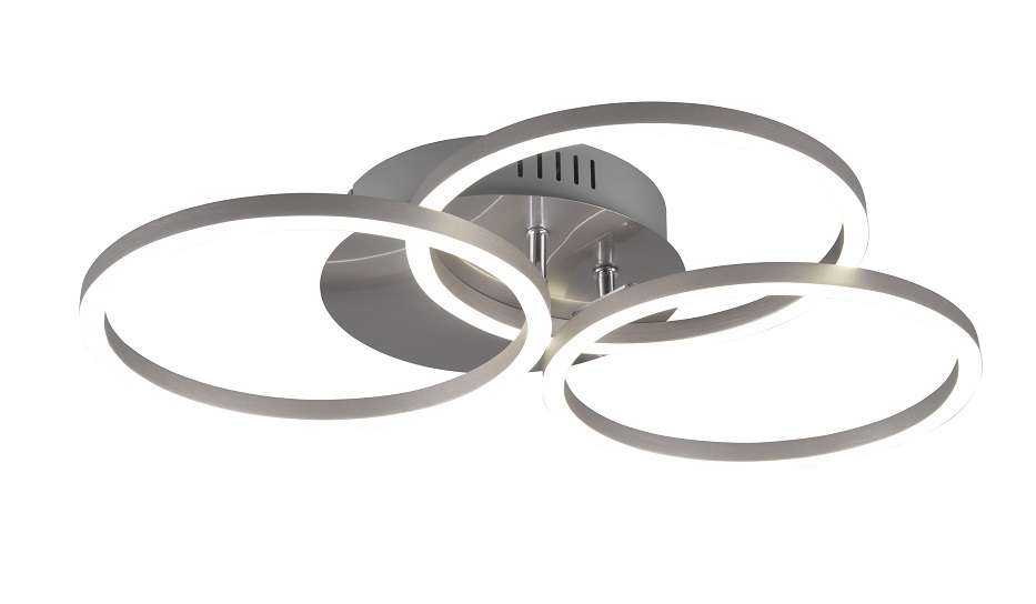 Trio Leuchten R62823107 CIRCLE - Stropní LED svítidlo s dálkovým ovladačem, LED 27W, 2700 - 6000K, Ø 43,5cm