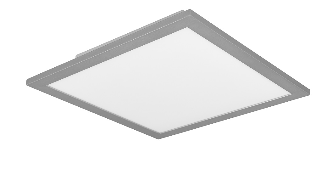 Trio Leuchten R62323087 ALPHA - Stropní stříbrné svítidlo, LED 13,5W, 29 x 29cm