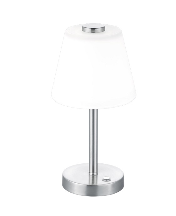 Trio Leuchten 525490107 EMERALD - Dotykem LED stmívatelná lampička k posteli, matný nikl, LED 4W, 3000K