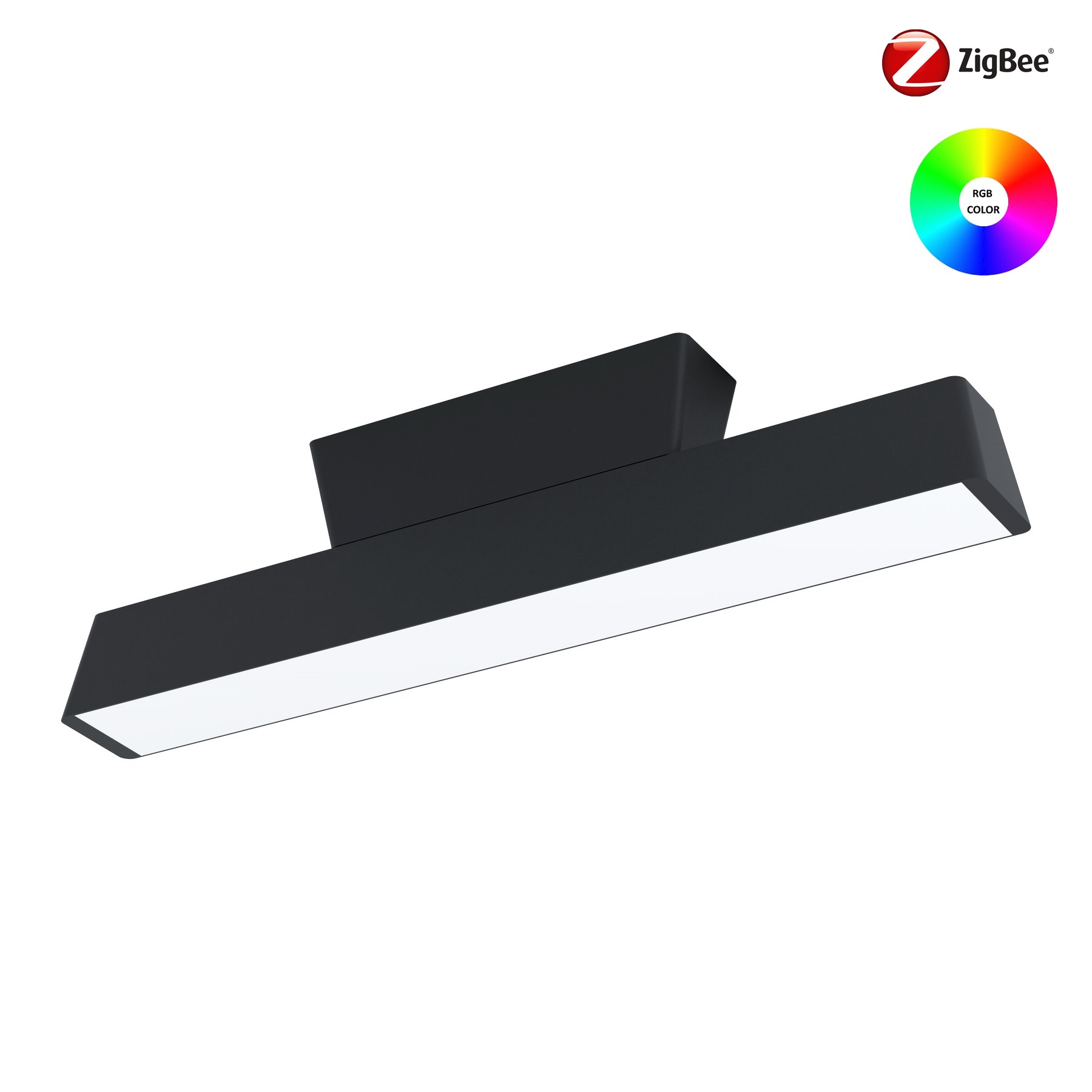 Eglo ZIGBEE 99601 SIMOLARIS-Z - Stropní LED RGB svítidlo ovládané ovladačem, nebo z mobilní aplikace, LED 14,7W, 47cm
