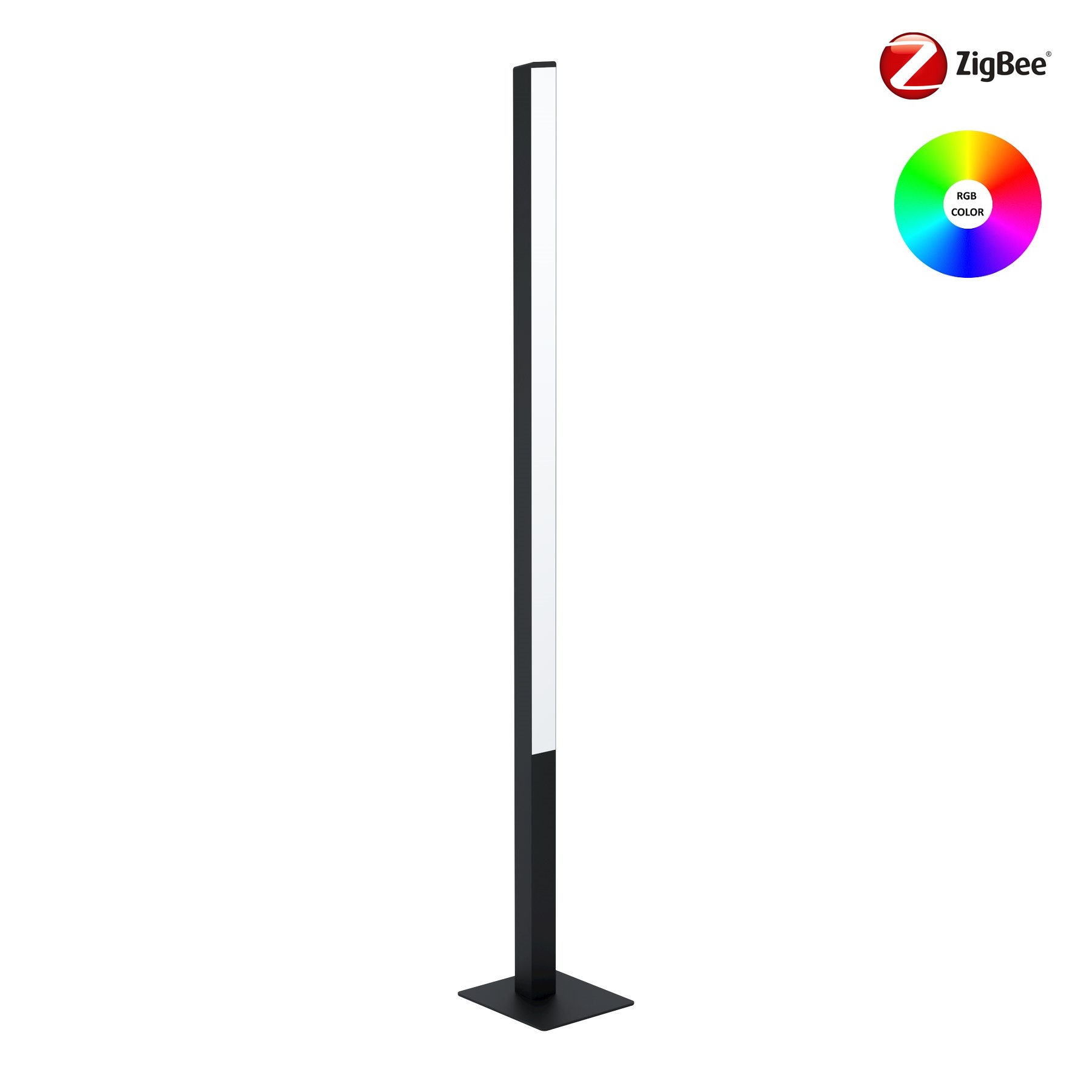 Eglo ZIGBEE 99605 SIMOLARIS-Z - Stojací LED RGB lampa ovládáná ovladačem, nebo z mobilní aplikace, LED 34W, 161cm