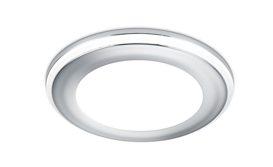 Trio Leuchten 652310106 AURA - LED podhledové svítidlo v lesklém chromu, LED 5W, 3000K, Ø 8cm