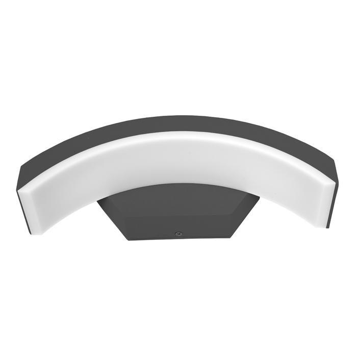 Ecolite Z1107-CR STYL - LED venkovní černé svítidlo, 8W, 4000K, IP44