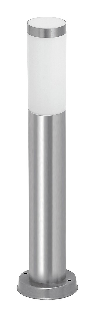 Rabalux 8263 INOX TORCH - Stojací zahradní lampa ve stříbrné barvě, 1 x E27, IP44, 45cm