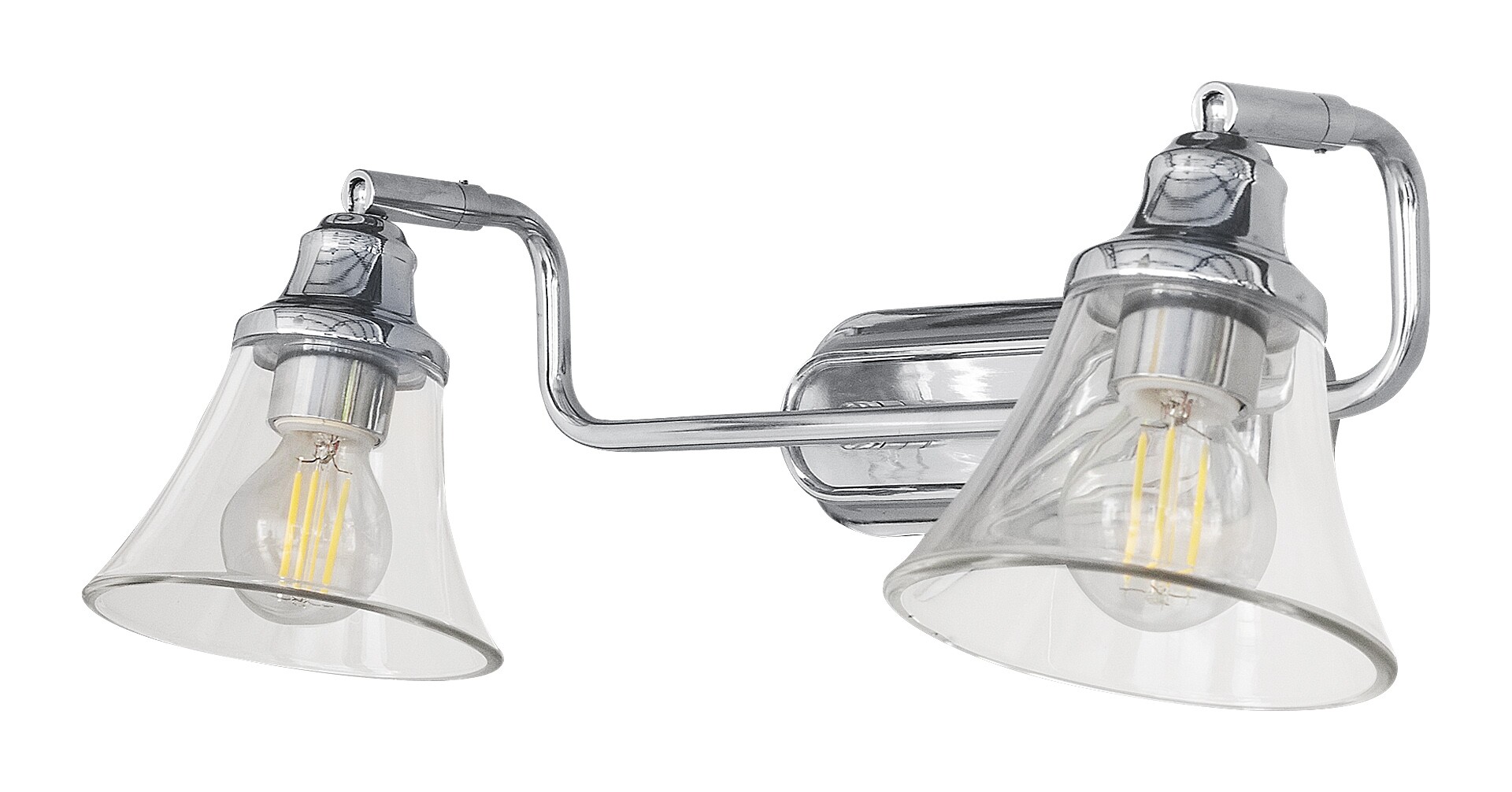 Rabalux 3208 ANTOINE - Nástěnné nebo stropní svítidlo do koupelny v retro stylu, 2 x E14, IP44