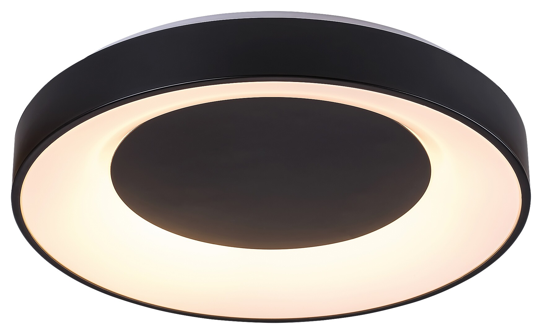 Rabalux 3082 CEILO - LED stropní svítidlo v černé barvě, stmívatelné ovladačem, 38W, 3000 - 6500K, Ø 48cm