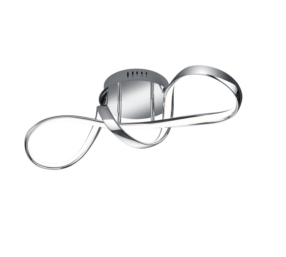 Trio Leuchten R67091106 PERUGIA - Vypínačem stmívatelné LED stropní svítidlo LED 28W, 4000K, 60 x 18cm
