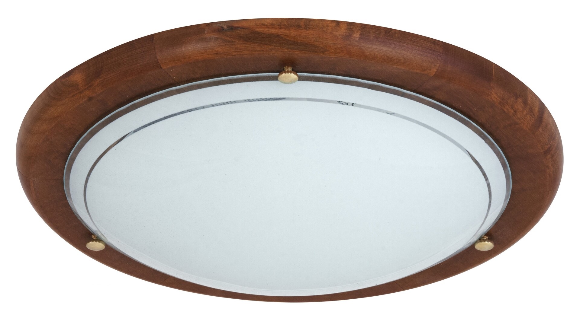 Rabalux 5417 UFO - Dřevěné kulaté stropní nebo nástěnné svítidlo, 1 x E27, Ø 30cm