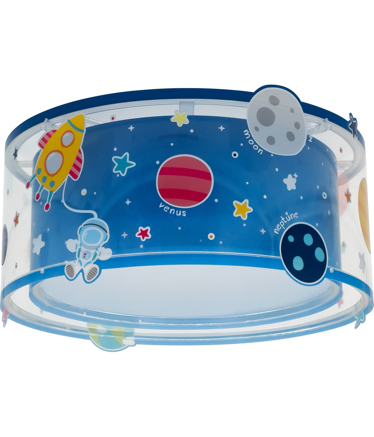 Dalber 41346 PLANETS - Dětské stropní svítidlo s planetami, fosforeskující + Dárek 2 x LED žárovka