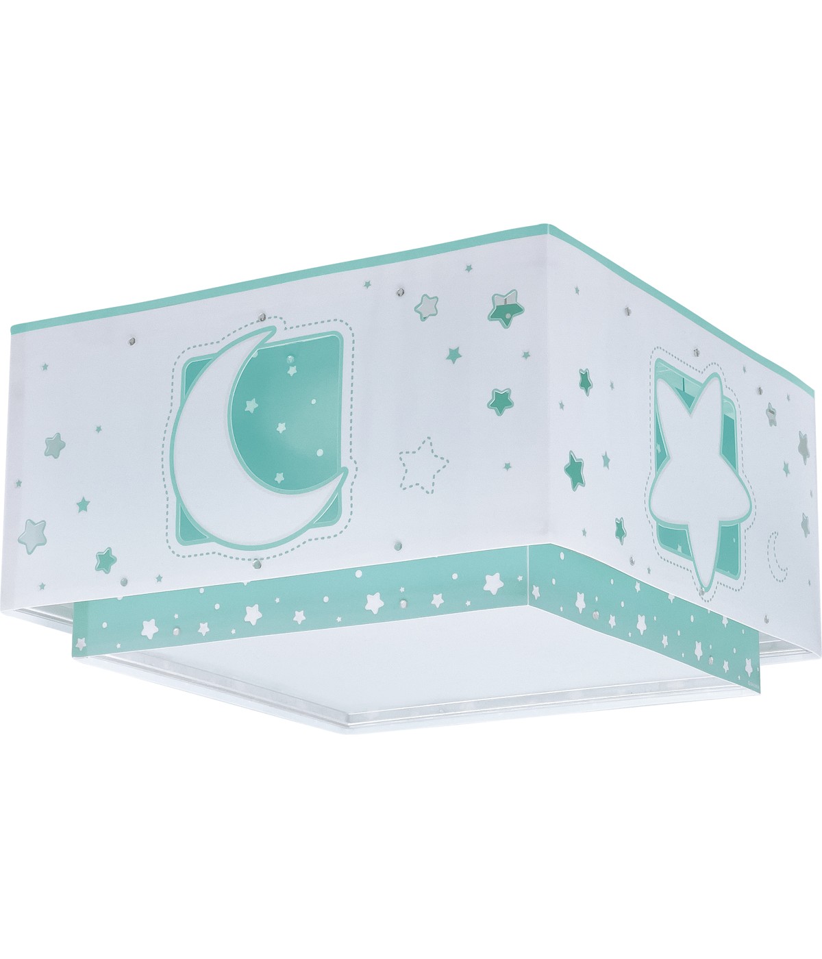 Dalber 63236H MOONLIGHT green - Dětské stropní svítidlo v zelené barvě + Dárek LED žárovky