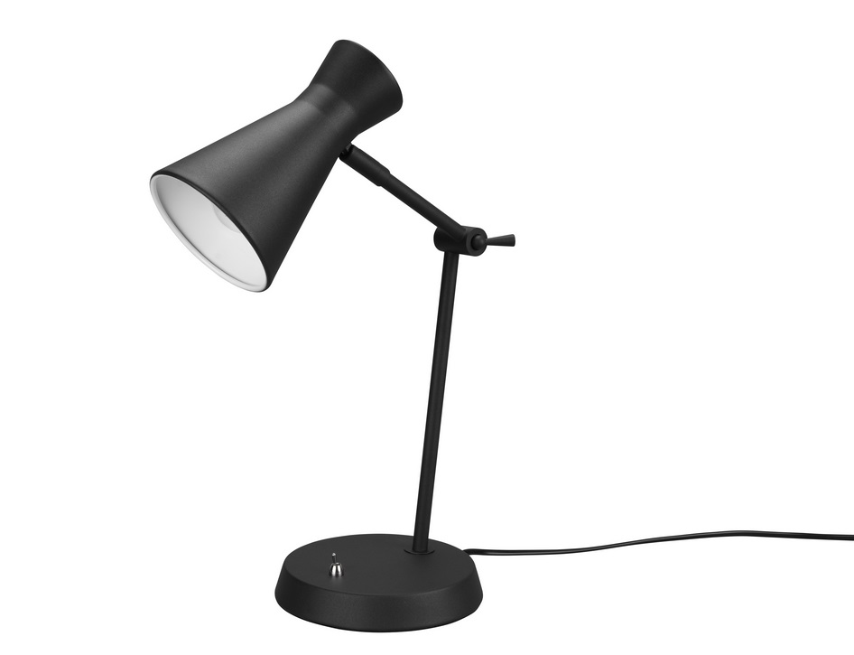 Trio Leuchten R50781032 ENZO - Stolní polohovací lampička v černé barvě 1 x E27, výška 50cm