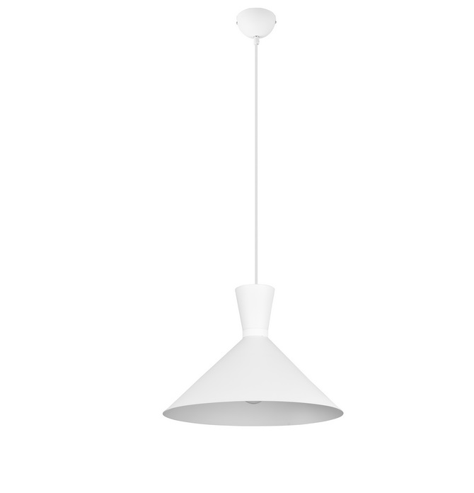 Trio Leuchten R30781931 ENZO - Závěsné kuchyňské svítidlo v bílé barvě 1 x E27, Ø 35cm