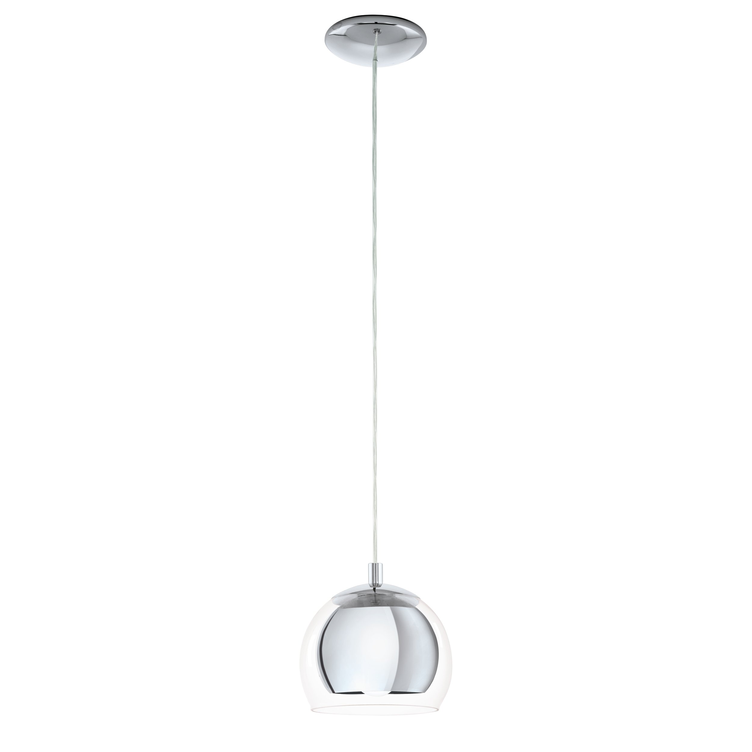 Eglo 94592 ROCAMAR - Závěsné svítidlo v chromové barvě, 1x E27, Ø 19cm