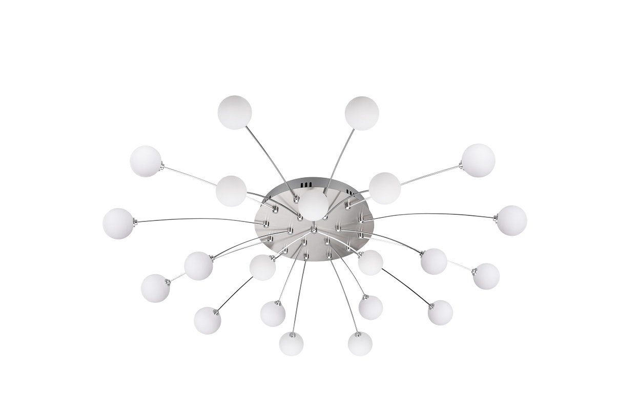 Trio Leuchten 641412107 BULLET - Stropní LED svítidlo stmívatelné klasickým vypínačem, LED 31,5W, 3000K, Ø 96cm