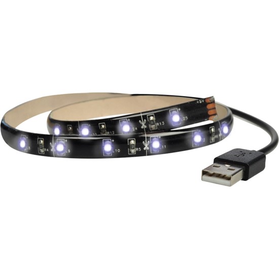 Solight WM501 - LED světelný pásek s USB k nalepení za zadní stěnu televize, 100cm