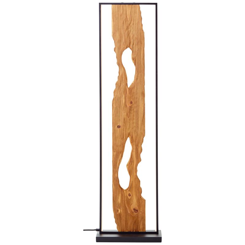 Brilliant G94542/76 CHAUMONT - Stojací LED svítidlo se dřevem, 20W, 3000K, 120cm