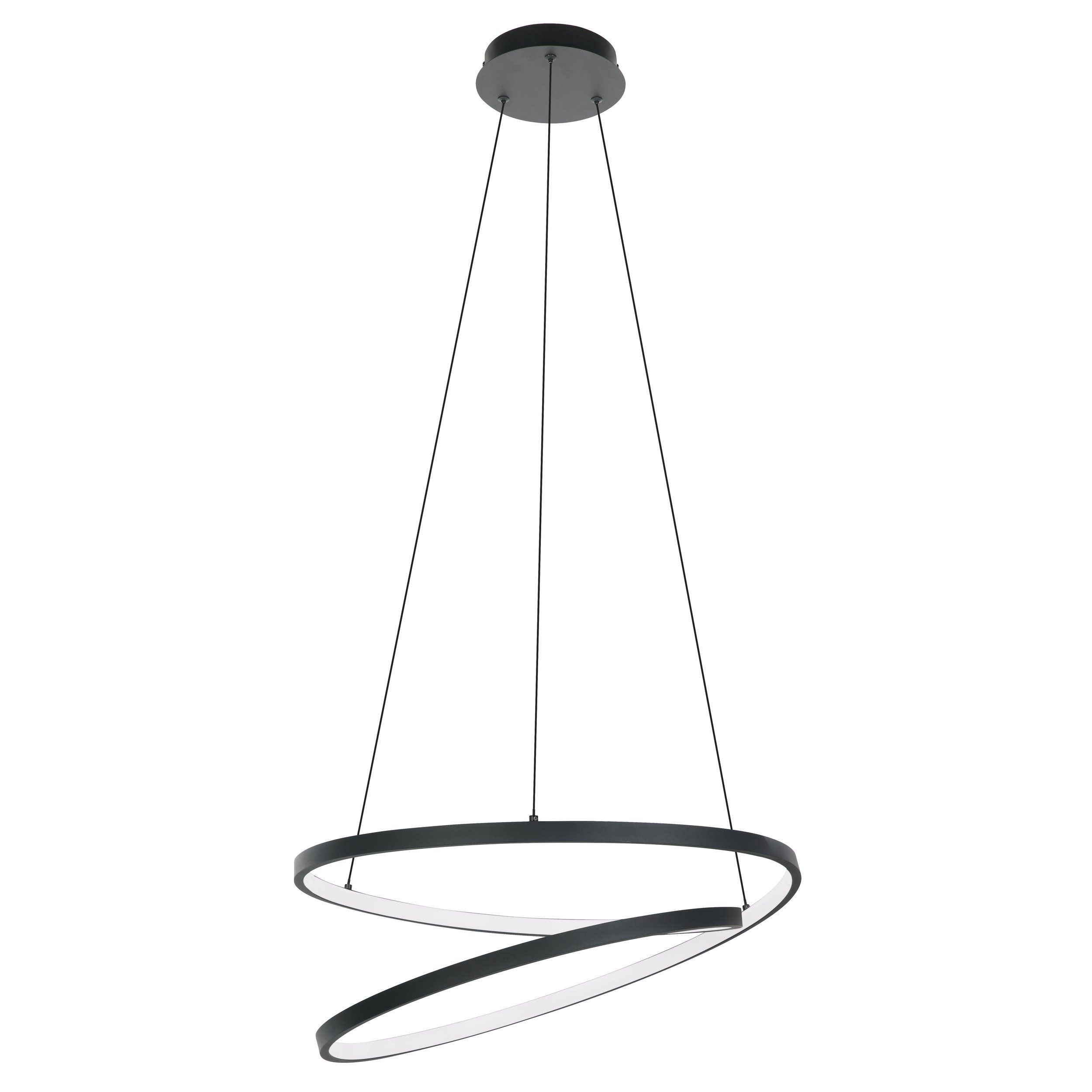 Eglo 900472 RUOTALE - LED závěsné svítidlo nejen nad jídelní stůl a sedačku, 37W, 3000K, Ø 55cm
