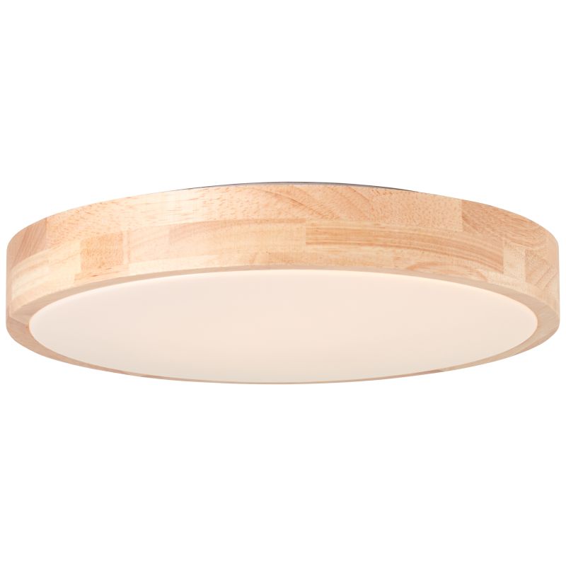 Brilliant G99636/45 MOREEN - Stropní LED dřevěné svítidlo nejen do koupelny, LED 13W, 3000 - 4500K, IP44 Ø 34cm