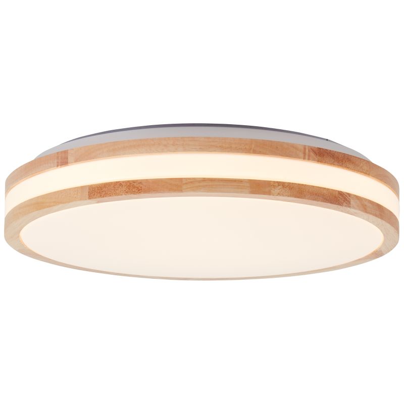 Brilliant G99525/75 LASKOS - Stropní LED dřevěné svítidlo, LED 22W, 3000K, Ø 38cm