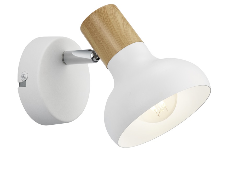 Trio Leuchten R81521031 LATIKA - Nástěnná lampa v bílé barvě, 1 x E14