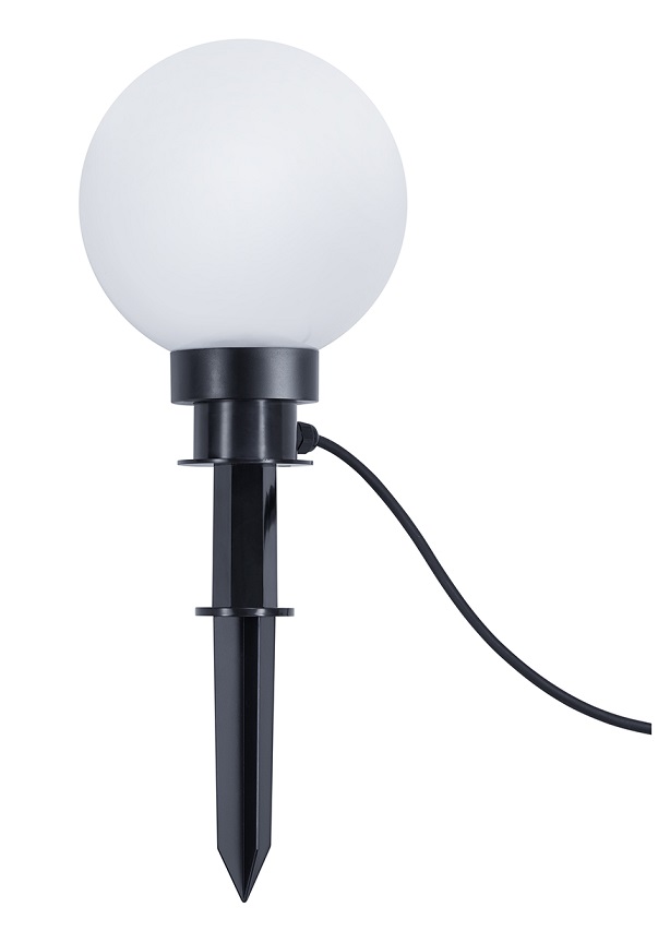 Trio Leuchten R57042001 BOLO - Zápichné kulaté svítidlo na zahradu, 1 x E27, IP44, Ø 20cm