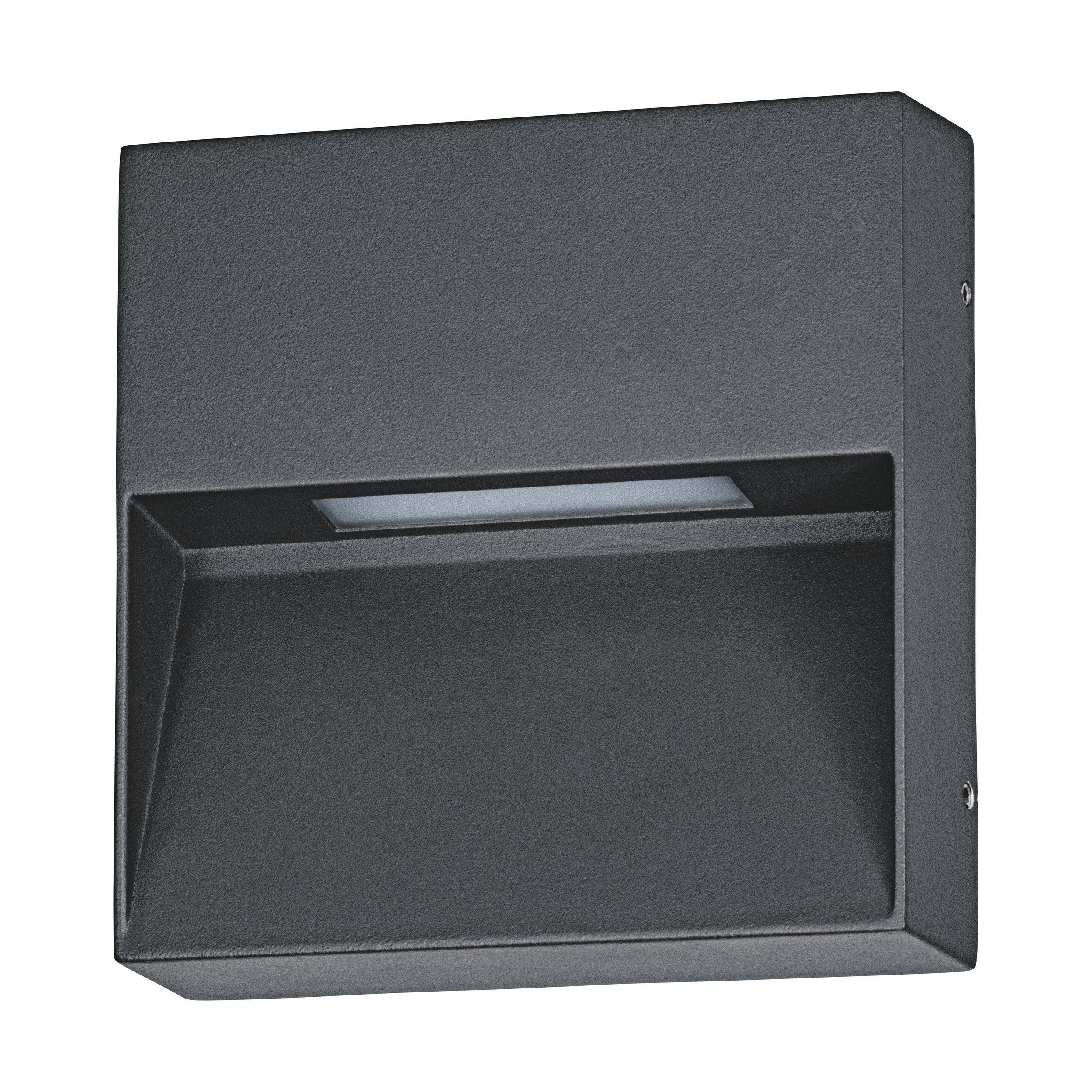 Eglo 900889 MARUGGIO - Venkovní nástěnné svítidlo v černé barvě, 4,8W, 3000 - 6500K, IP65