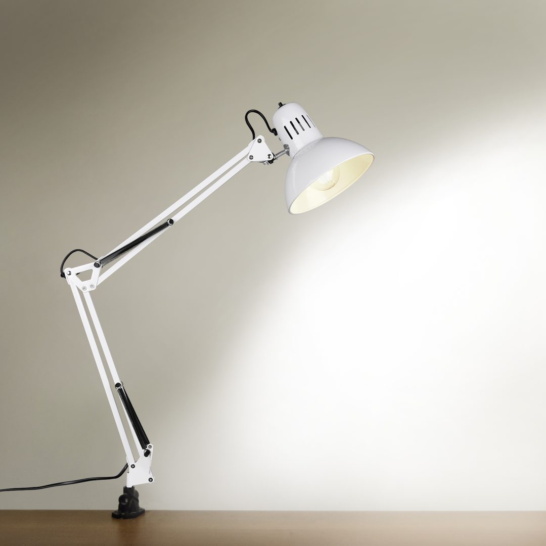 Trio Leuchten 5029010-01 TAJO - Polohovací stolní lampa na desku stolu 1 x E27, 73cm