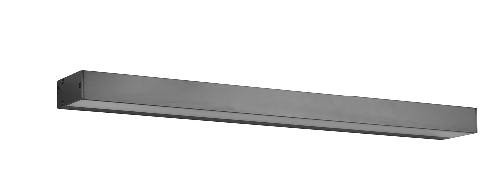 Trio Leuchten 283916032 ROCCO - Koupelnové LED černé lineární svítidlo nad zrcadlo, 8W, 60cm, IP44